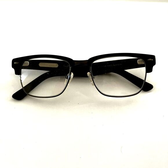 Ernest Hemingway Eyeglasses Browline 4629 Designer Frames Only Black 51-17-140 - Picture 2 of 6